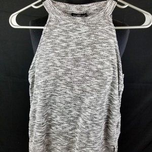 TOPSHOP sleeveless crop top halter sweater